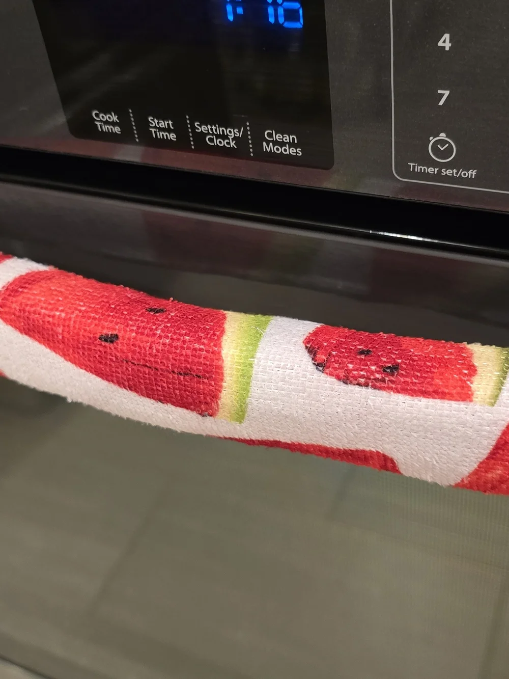 Floral Lemon And Watermelon Oven Handle Cover -For Kitchen Oven, Refr Protector